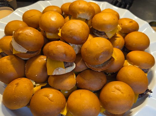 Crispy chicken burger